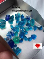24.64ct Hauyne Rough Lot – Rare Crystals (Avg. 10x9x7mm)