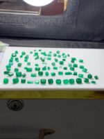 79.50ct Faceted Swat Emerald Lot (8x7x4mm): Precision-Cut Natural Green Gems from Pakistan - Image 7