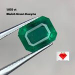 1.855 ct Bluish-Green Hauyne Gemstone: Rare Afghan Gem