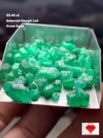 Emerald Rough Lot Overview – 65.46 Carats from Swat
