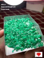 476 Carat Swat Valley Emerald Rough Lot – Exceptional Natural Stone