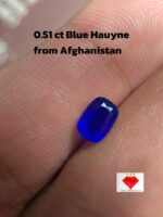 Afghan Blue Hauyne Gemstone – Rare 0.51 Carat Collector's Stone - Image 2