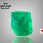 8.60ct Swat Emerald Crystal – Vivid Green Raw Beauty from Pakistan