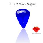 Rare 0.33 Carat Blue Hauyne – Afghan Treasure with Radiant Fluorescence