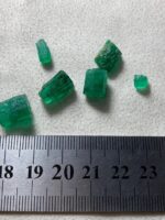 23.80ct Swat Emerald Rough – Compact Crystals of Vivid Green - Image 11