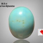 98.15ct Turquoise : A Bold Blue Gemstone in Natural Form