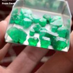 44 Carat Swat Valley Emerald Rough Lot – Natural & Untreated