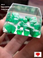 44 Carat Swat Valley Emerald Rough Lot – Natural & Untreated