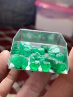 44 Carat Swat Valley Emerald Rough Lot – Natural & Untreated - Image 4