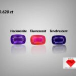 Rare 0.620 ct Hackmanite with Strong Tenebrescent Color Change and Fluorescent from Badakhshan, Afghanistan