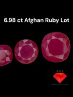 6.98 Carat Natural Afghan Ruby Lot – Untreated & Unheated