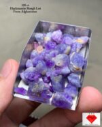 105 ct Afghan Hackmanite Rough Lot – Large Crystal Parcel with Strong Color Potential