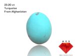 23.20ct Afghan Turquoise Spotlight Gemstone of Distinction