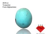 23.15-Carat Afghan Turquoise: A Gem of Bold Presence and Timeless Beauty