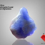 Beautiful 33.70ct Hackmanite Crystal from Afghanistan