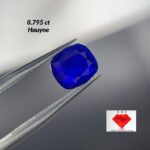 Most Rare 0.795 ct Blue Hauyne from Badakhshan, Afghanistan