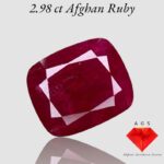 Exquisite 2.98 Carat Natural Afghan Ruby – Untreated & Unheated