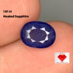 1.61ct Heated Sapphire: Sri Lankan Gemstone