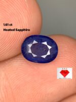 1.61ct Heated Sapphire: Sri Lankan Gemstone