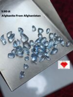 5.50ct Afghanite Lot from Afghanistan – Precision-Cut 5x4x2mm Gems for Collectors & Designers