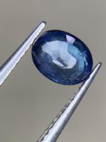 0.78ct Heated Blue Sapphire Gemstone: Oval Cut, Afghan Source - Image 4