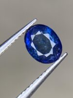 0.78ct Heated Blue Sapphire Gemstone: Oval Cut, Afghan Source - Image 5