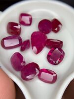 Large Ruby Lot – 13.70ct of Faceted Beauty (10.40 x 7.03 x 2.81mm Avg) - Image 8