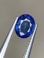 0.78ct Heated Blue Sapphire Gemstone: Oval Cut, Afghan Source - Image 9
