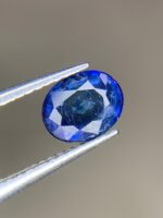 0.78ct Heated Blue Sapphire Gemstone: Oval Cut, Afghan Source - Image 10