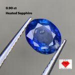 Unveiling the Elegance of a 0.90ct Heated Sapphire: A Gemstone of Radiant Beauty