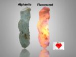 Most Rare 16.80 ct Afghanite crystal from Badakhshan, Afghanistan.