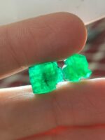 11.40 ct Swat Emerald Crystals: Compact Gems With Intense Green - Image 4