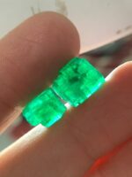 11.40 ct Swat Emerald Crystals: Compact Gems With Intense Green - Image 5