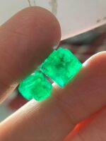 11.40 ct Swat Emerald Crystals: Compact Gems With Intense Green - Image 6