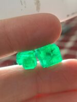 11.40 ct Swat Emerald Crystals: Compact Gems With Intense Green - Image 7
