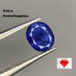 Discover the Radiance of a 0.92ct Heated Sapphire: A Gemstone of Unmatched Beauty