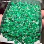 670ct Swat Emerald Rough, Gemstone for Jewelry