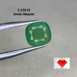 Most Rare 1.150 ct Green Hauyne from Badakhshan, Afghanistan
