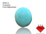 The Allure of a 33.85 ct Afghan Turquoise