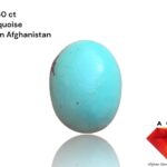 33.60-Carat Afghan Turquoise: A Majestic Gem of Color and Craftsmanship