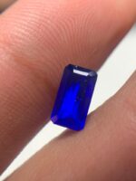 Exquiste 0.85 carat Rectangular Step Cut Blue Hauyne - Image 3