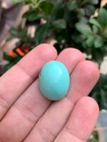 33.60-Carat Afghan Turquoise: A Majestic Gem of Color and Craftsmanship - Image 4