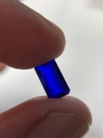 Exquiste 0.85 carat Rectangular Step Cut Blue Hauyne - Image 8