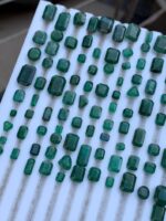 101 Carat Swat Emerald Faceted Lot – Natural Green Gemstones (12.87 × 8.50 × 4.55 mm) - Image 2