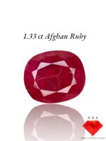 Afghan Ruby of 1.33 Carat