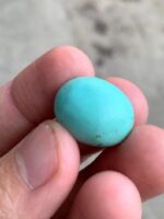 17.80ct Afghan Turquoise Cabochon: A Stone Shaped by Nature and Crafted for Art - Image 4