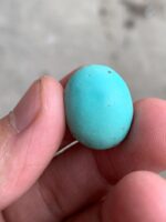 17.80ct Afghan Turquoise Cabochon: A Stone Shaped by Nature and Crafted for Art - Image 6