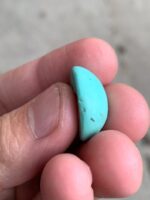 17.80ct Afghan Turquoise Cabochon: A Stone Shaped by Nature and Crafted for Art - Image 9