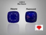 Most Rare 1.040 ct Blue Hauyne from Badakhshan, Afghanistan