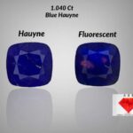 Most Rare 1.040 ct Blue Hauyne from Badakhshan, Afghanistan